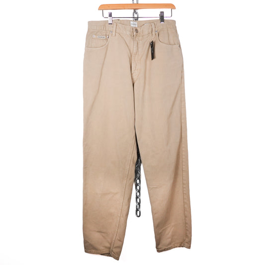 Vintage Calvin Klein Beige Denim Pant - Size 32