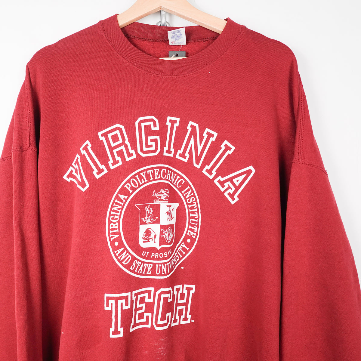 Vintage Virginia Tech Crewneck - Size XL