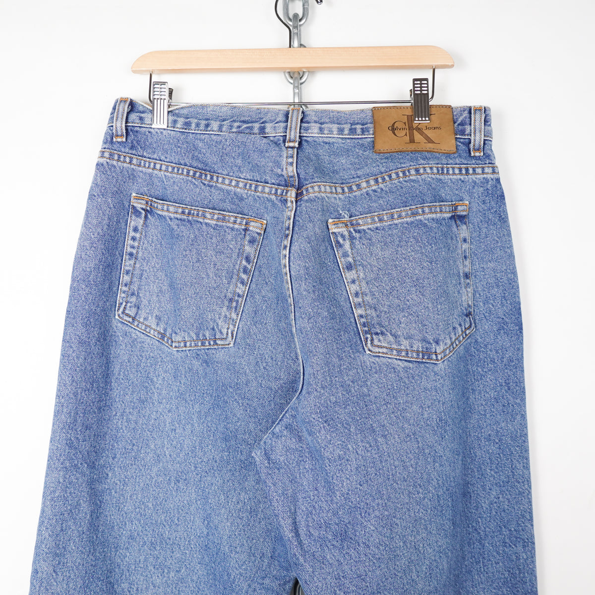 Vintage Calvin Klein Blue Denim Pants - Size 32