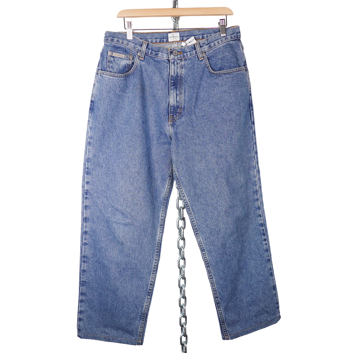 Vintage Calvin Klein Blue Denim Pants - Size 32
