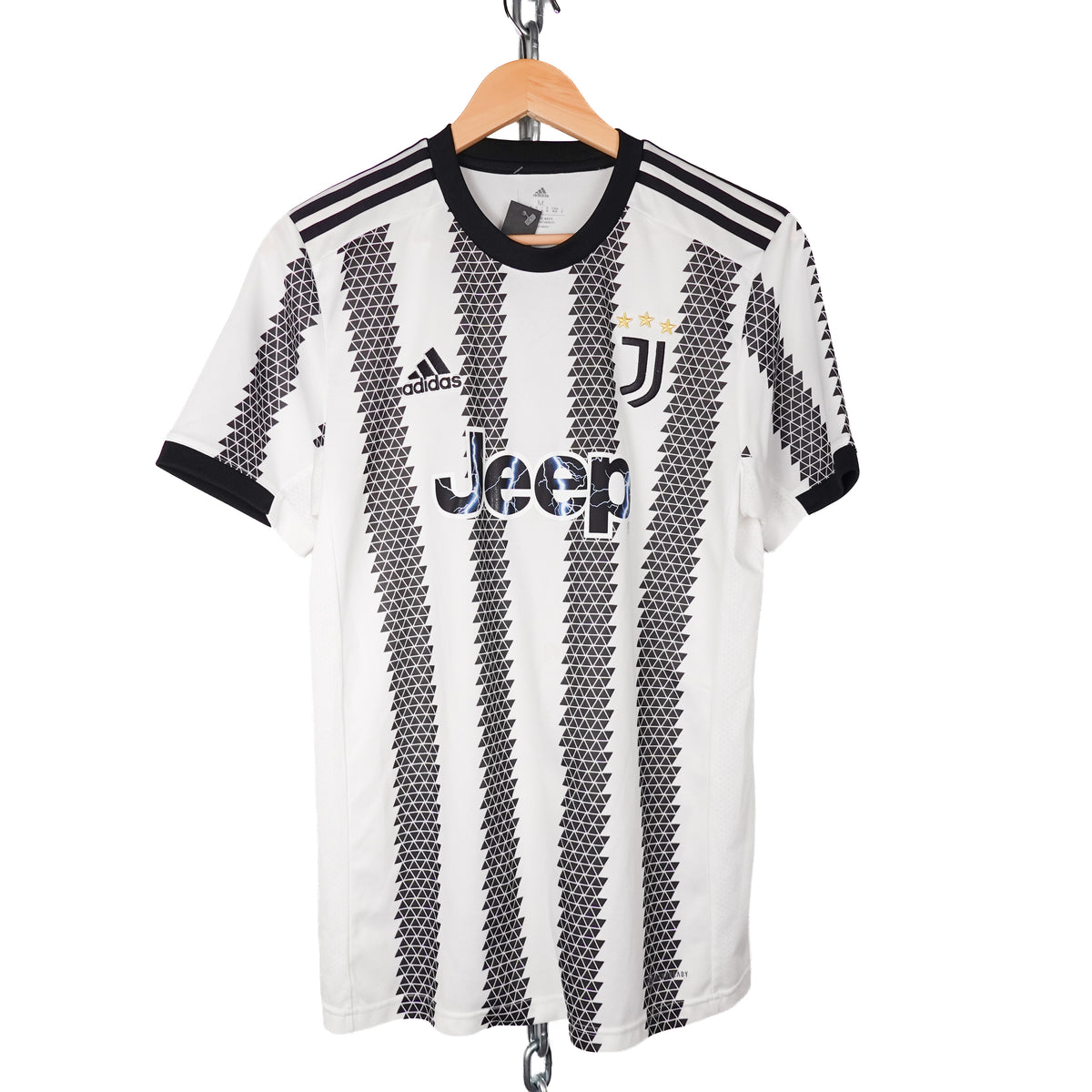 2022/23 Adidas Juventus Vlahović Home Jersey - Size M