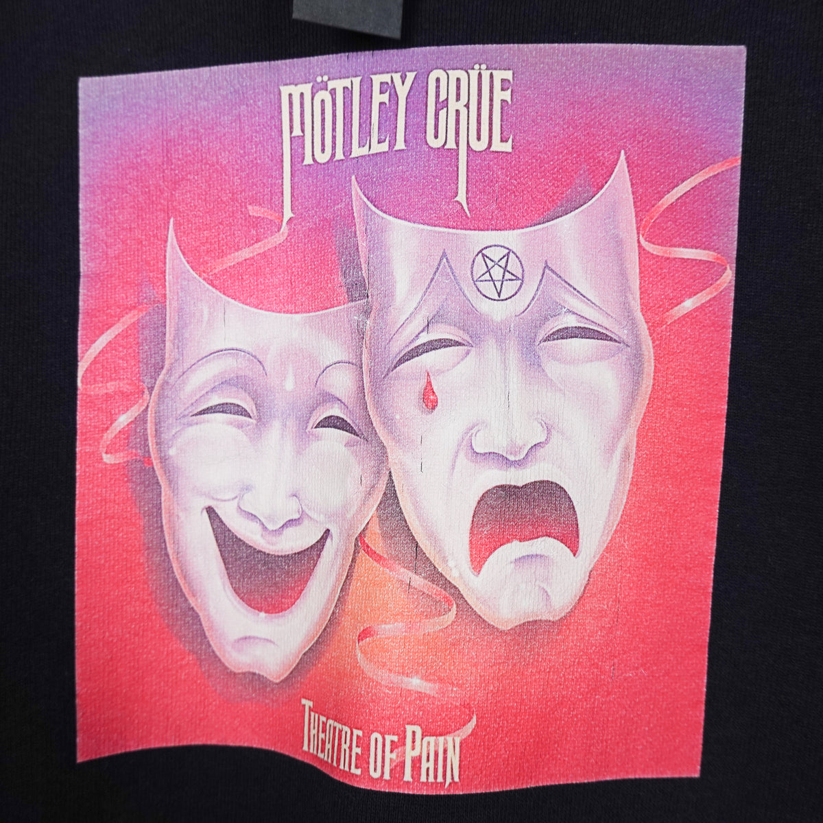 Vintage Russell Bootleg Mötley Crüe Hoodie - Size M