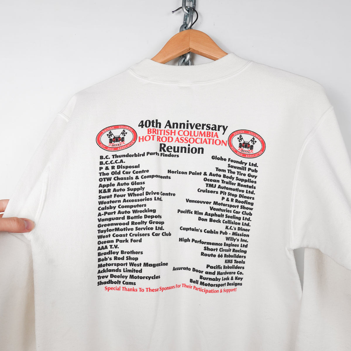 1997 BC Hot Rod Reunion Crewneck - Size M