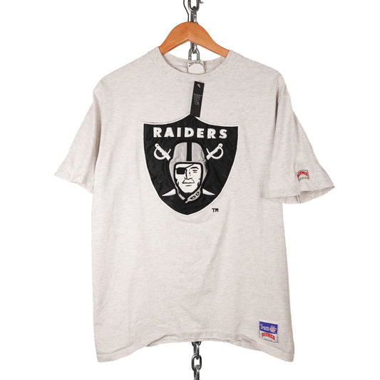 1990s Raiders Nutmeg Tee - Size L
