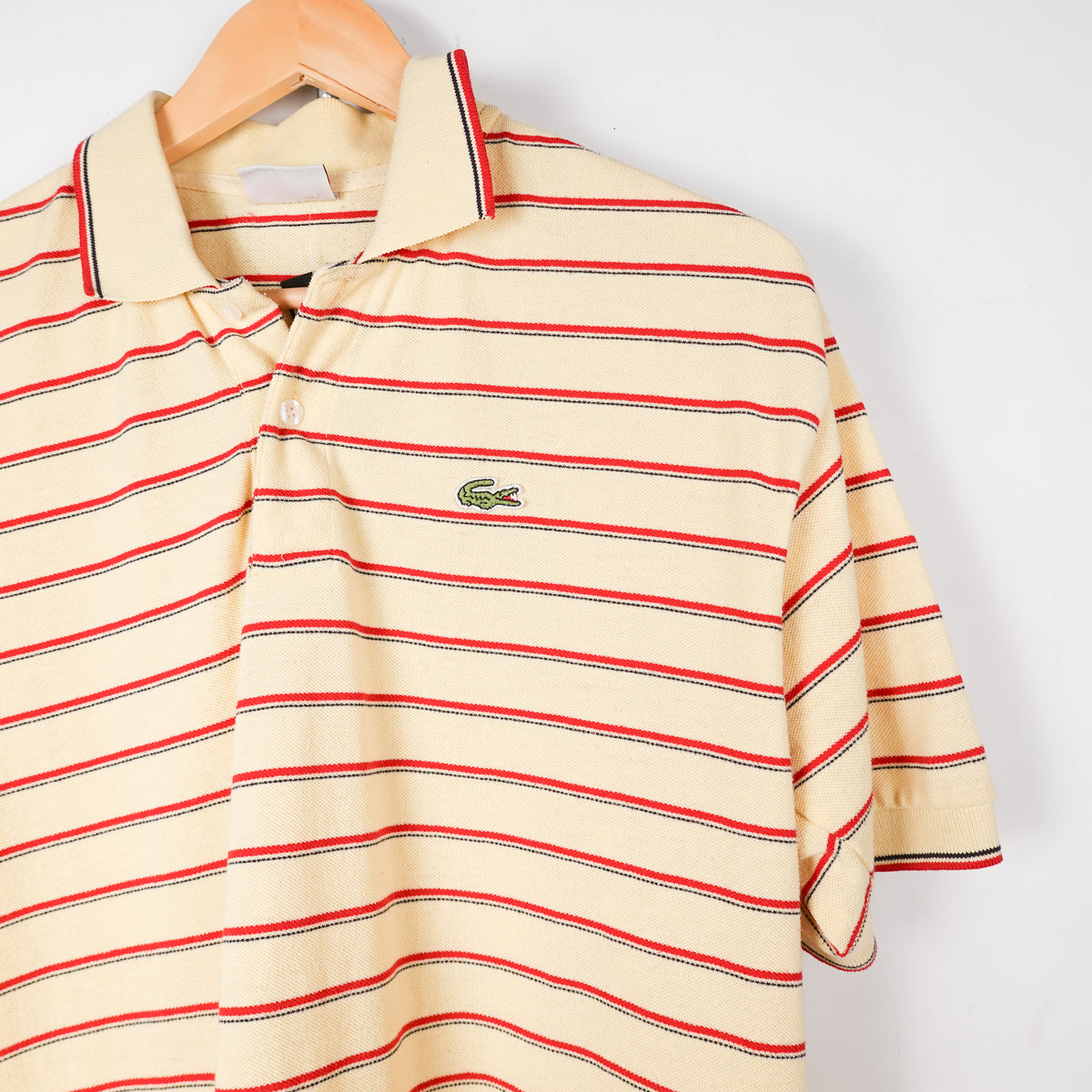 Lacoste Striped Polo Shirt - Size XL