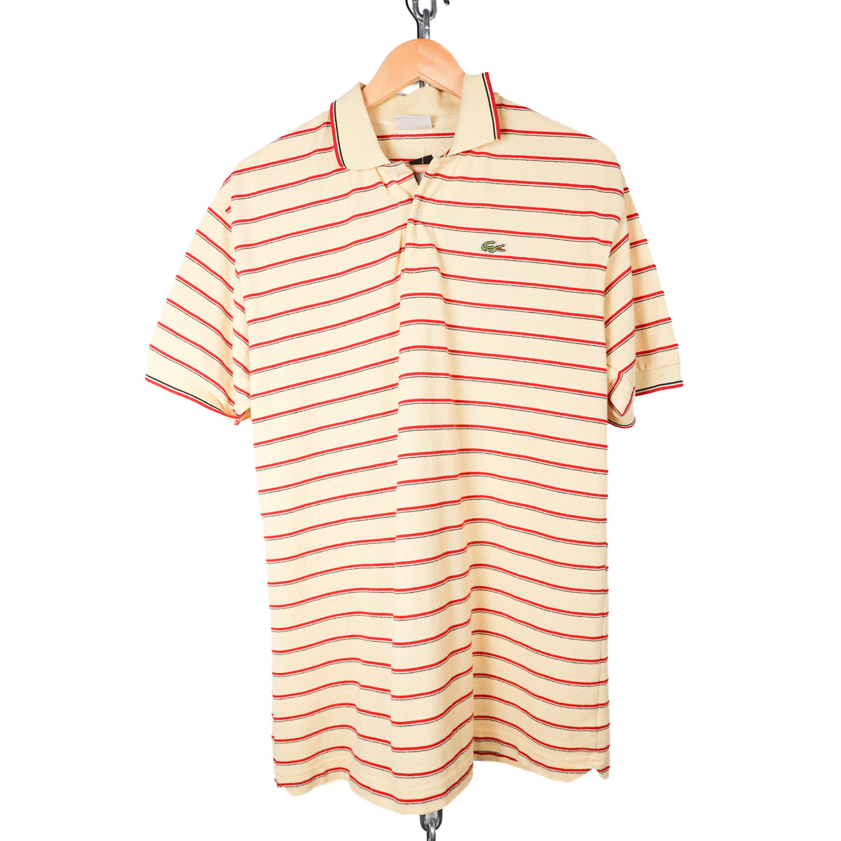 Lacoste Striped Polo Shirt - Size XL