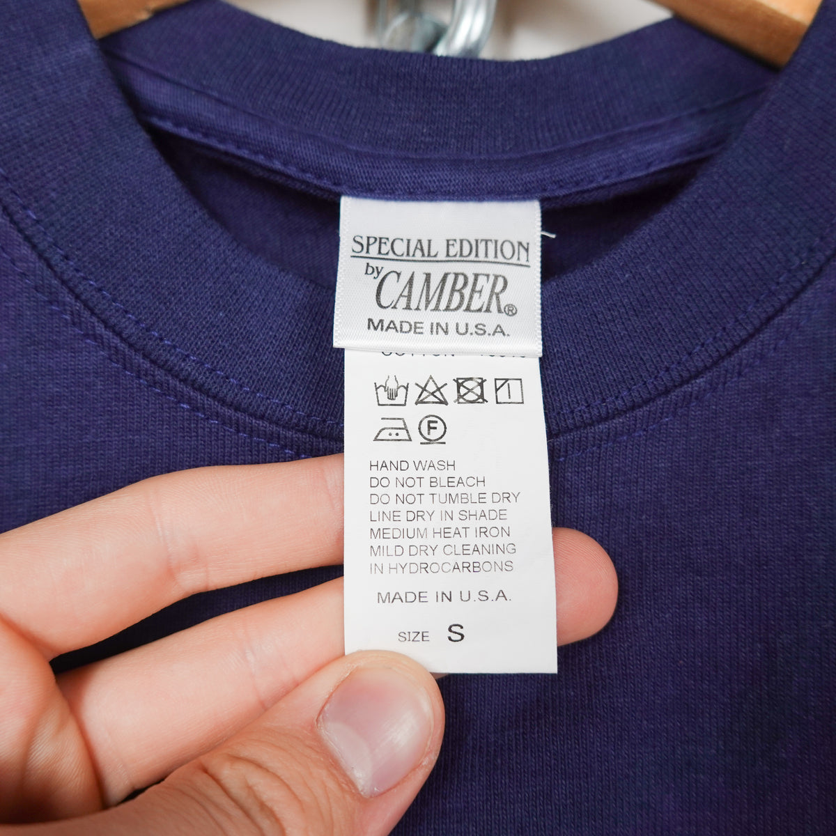 Camber Heavy Pocket Tee Navy - Size S