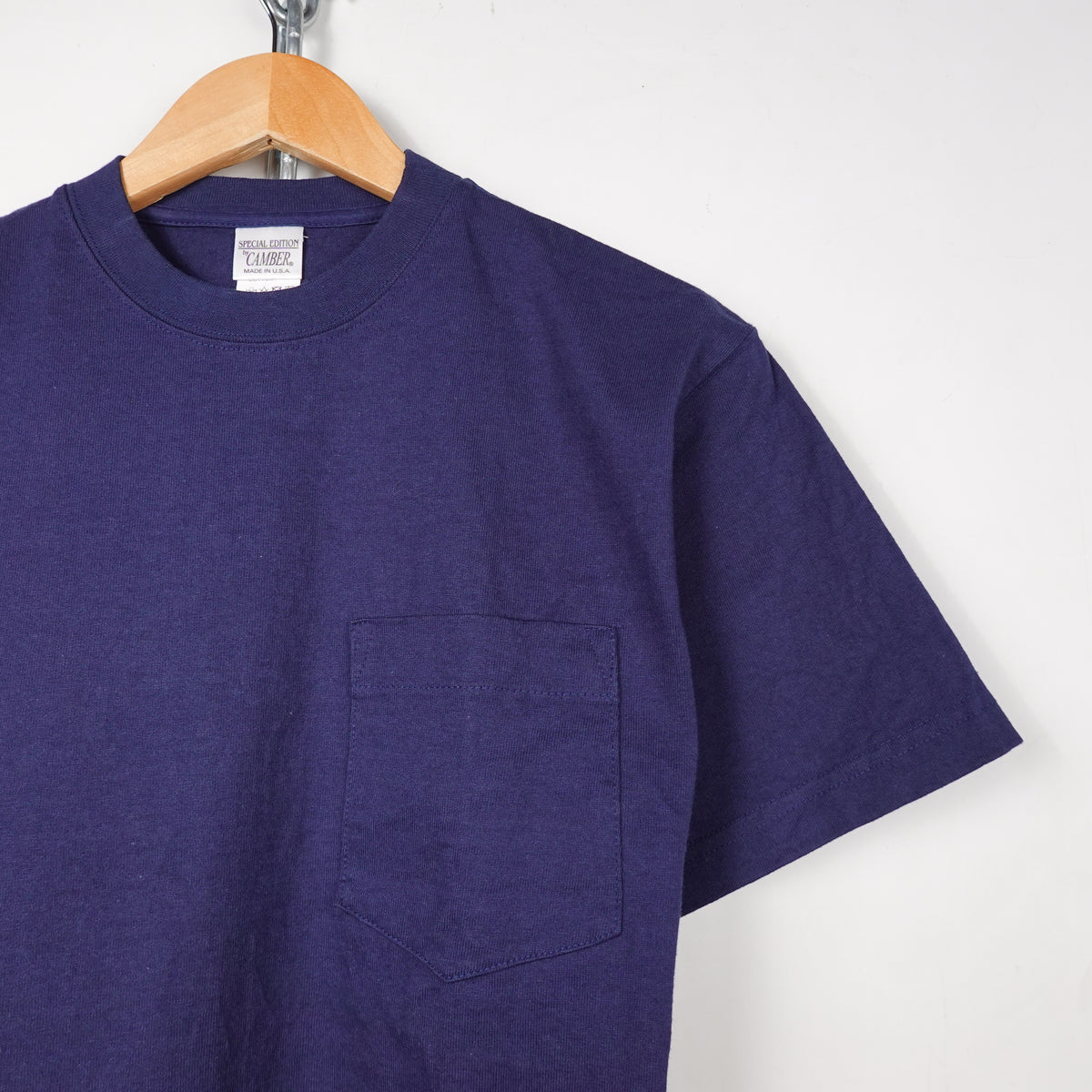 Camber Heavy Pocket Tee Navy - Size S