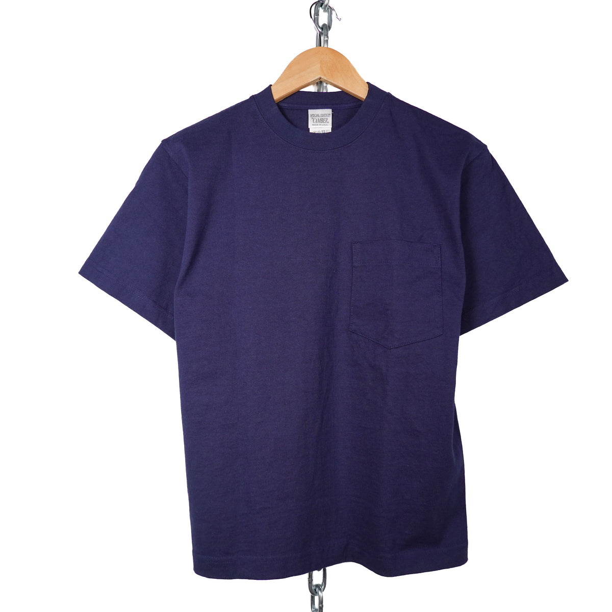 Camber Heavy Pocket Tee Navy - Size S