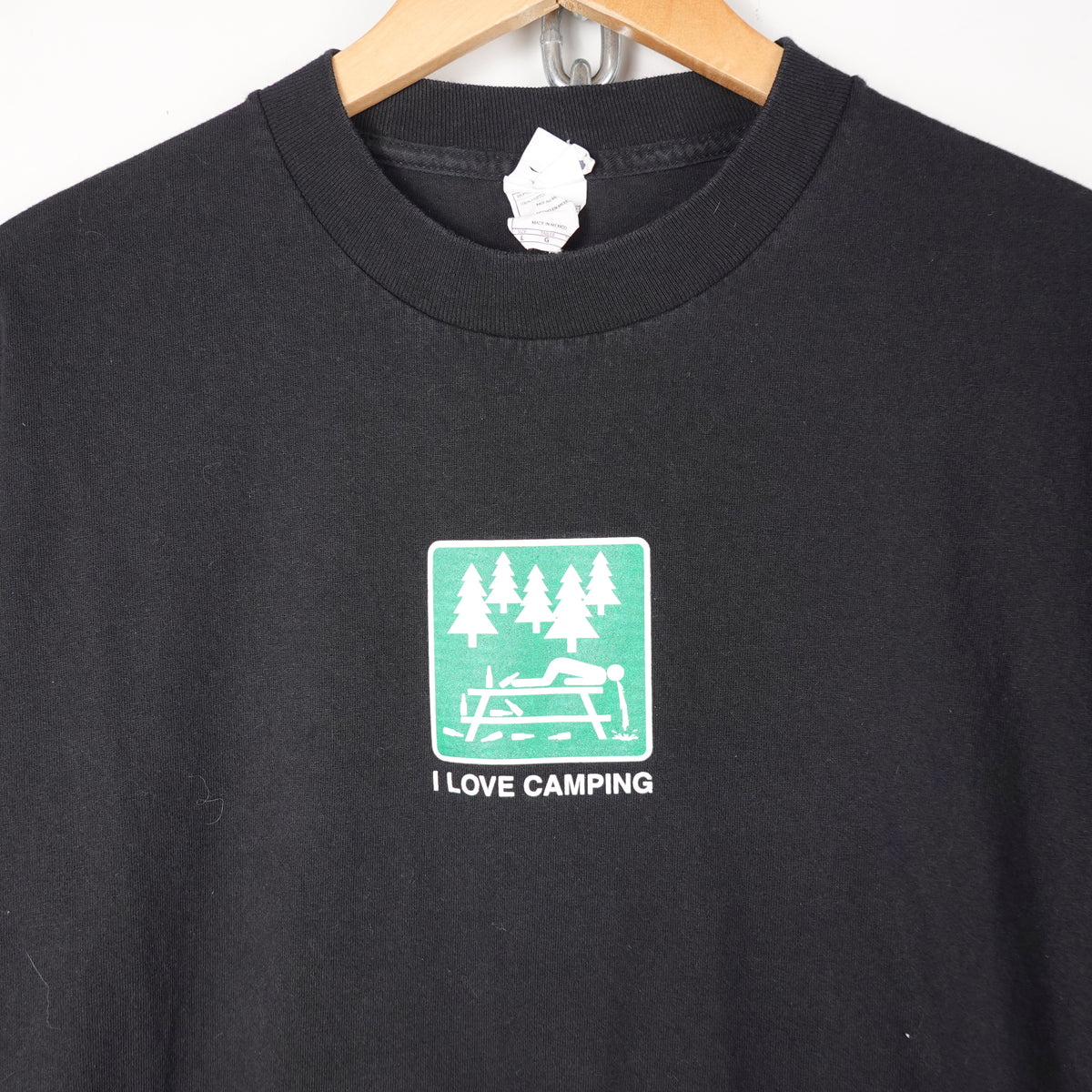 Vintage Camping Joke Tee - Size L