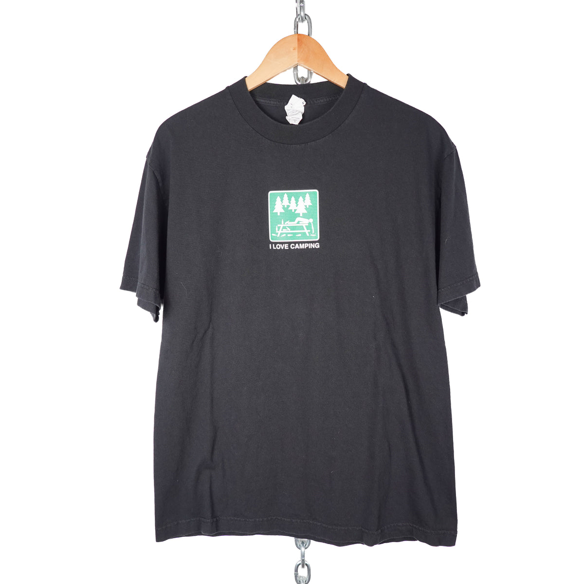 Vintage Camping Joke Tee - Size L