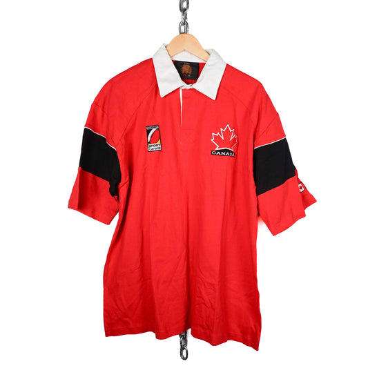Vintage Canada Short Sleeve Rugby Shirt - Size XL