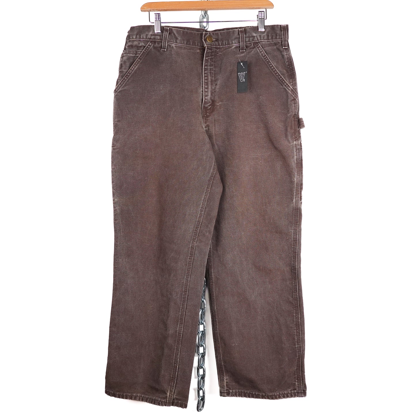 Carhartt Brown Heavy Work Pants - Size 32