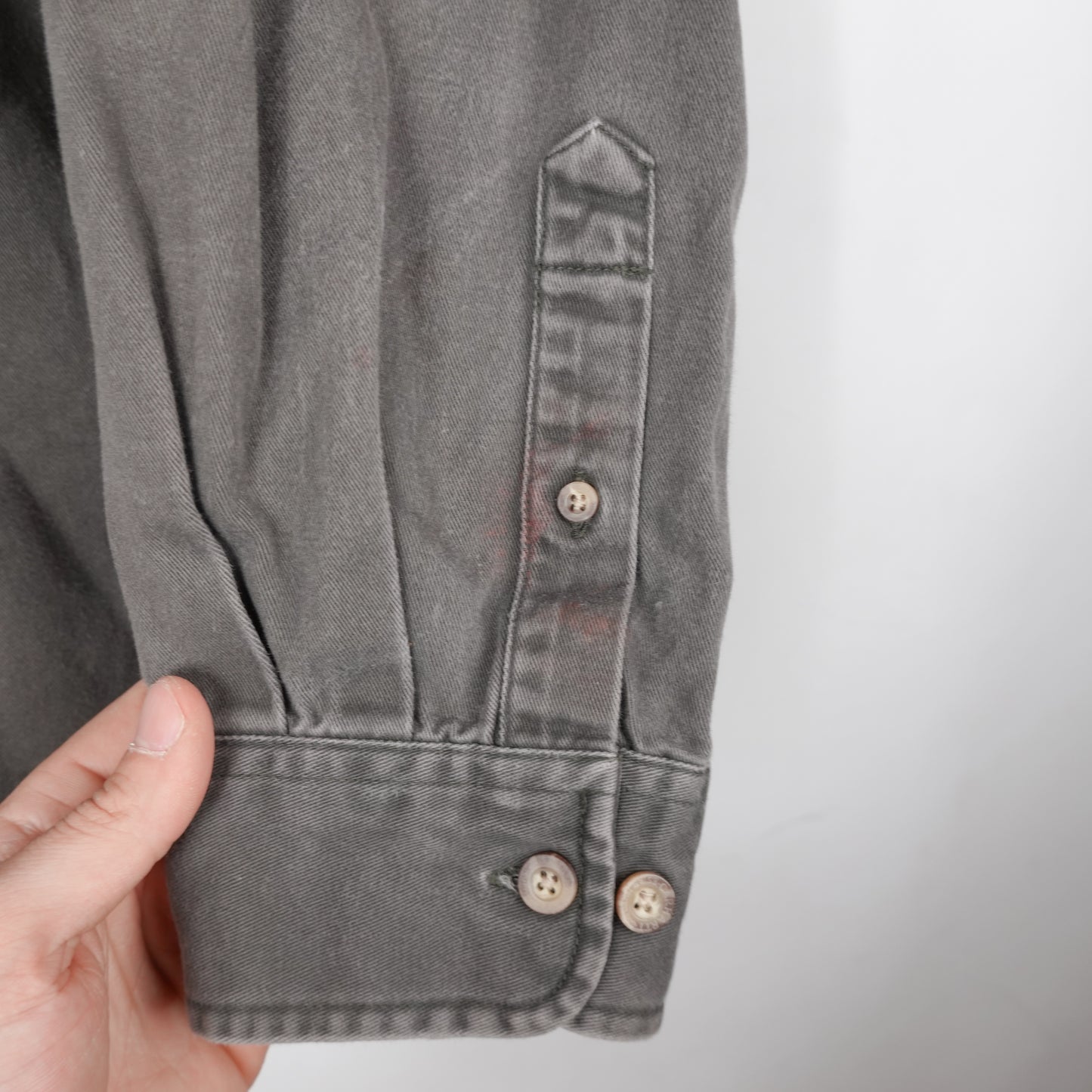 Carhartt Olive Button Up - Size XL