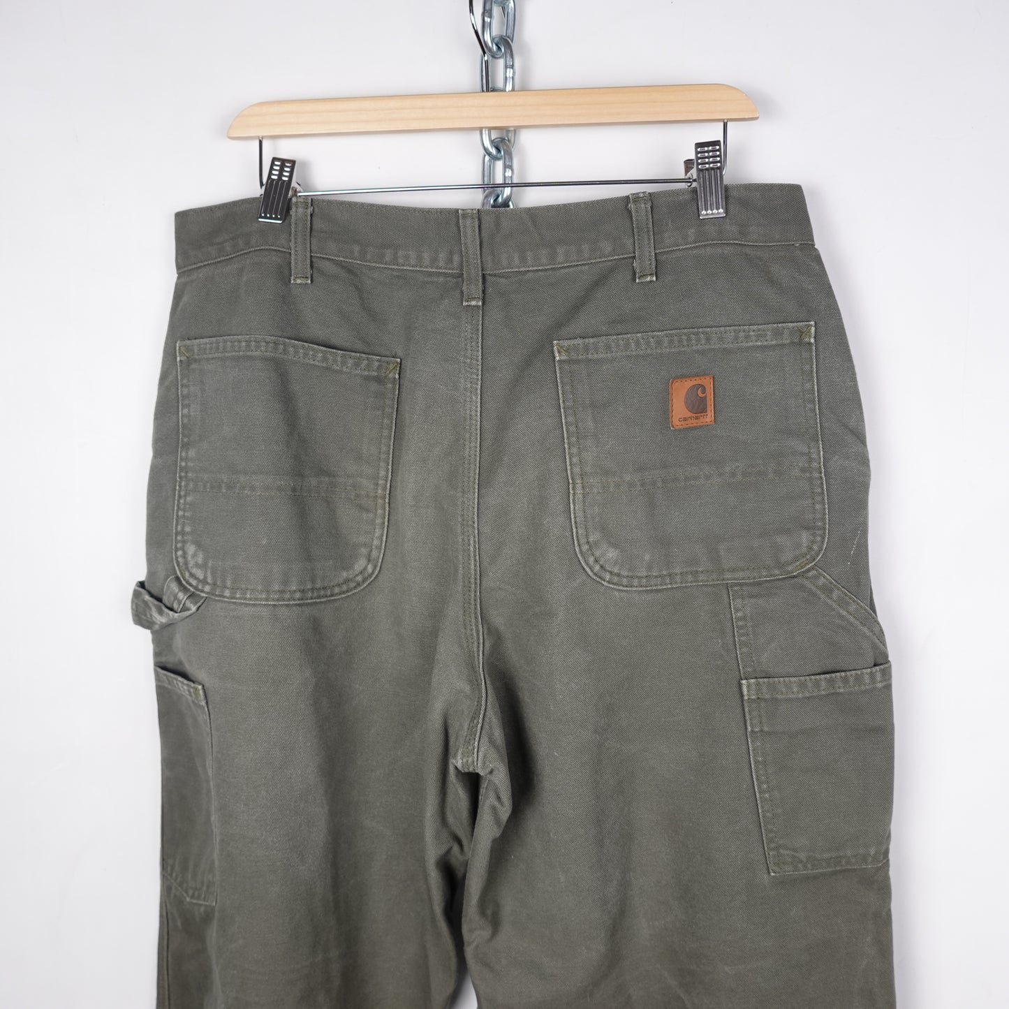 Carhartt Dungaree Fit Olive Pant - Size 34