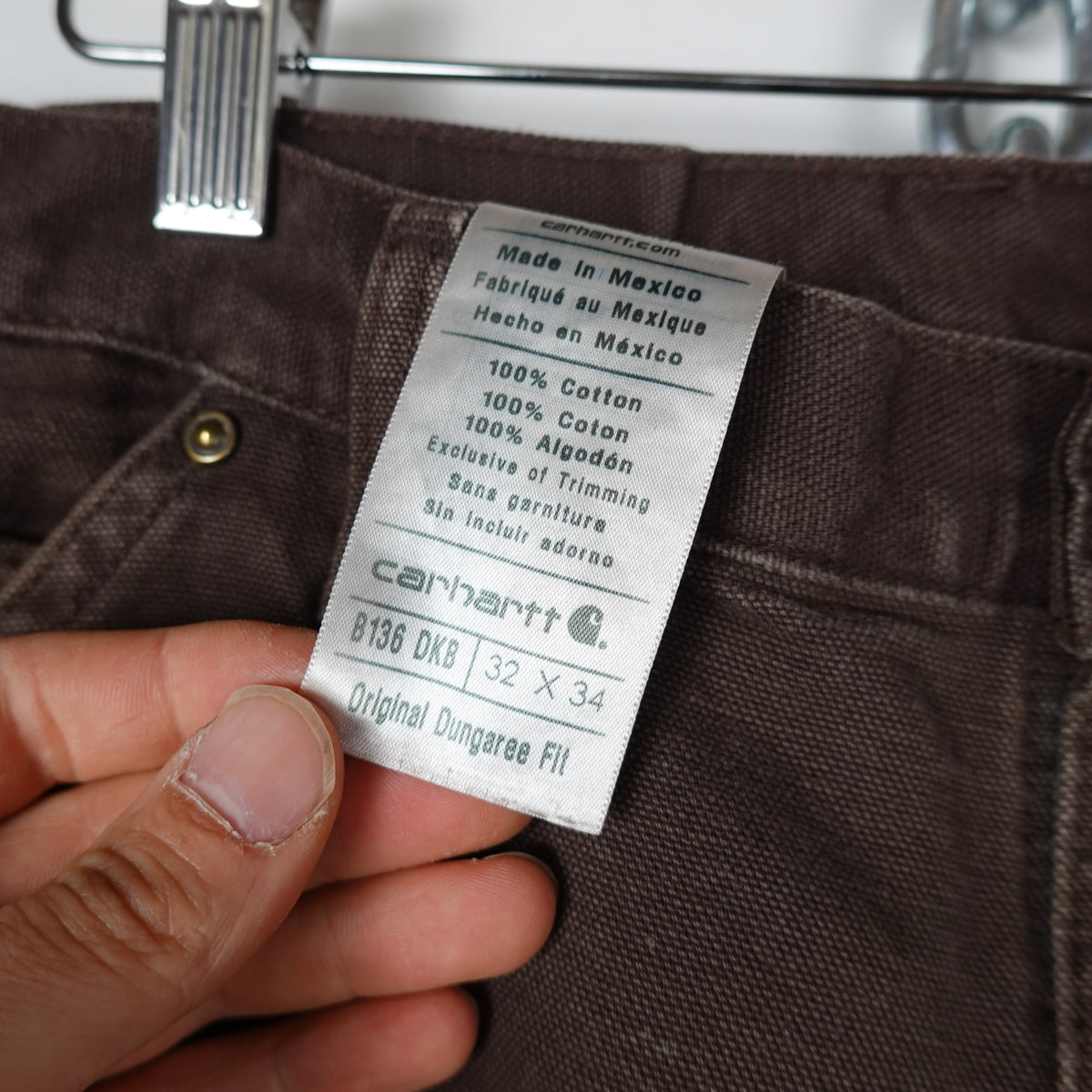 Carhartt Brown Double Knee Pants - Size 31