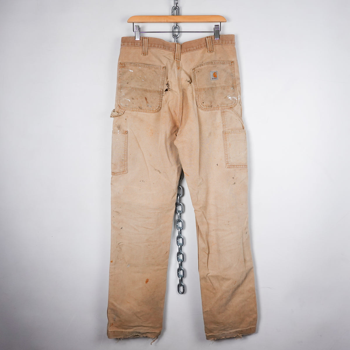 Carhartt Distressed Wheat Double Knee Pant - Size 32