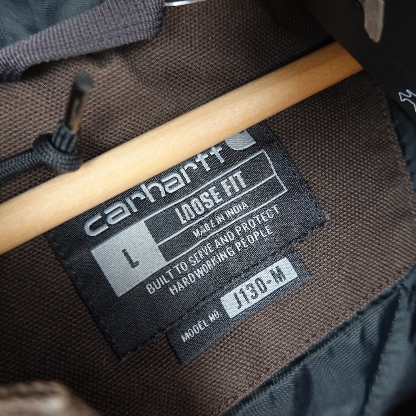 Carhartt Loose Fit Hooded Jacket - Size L