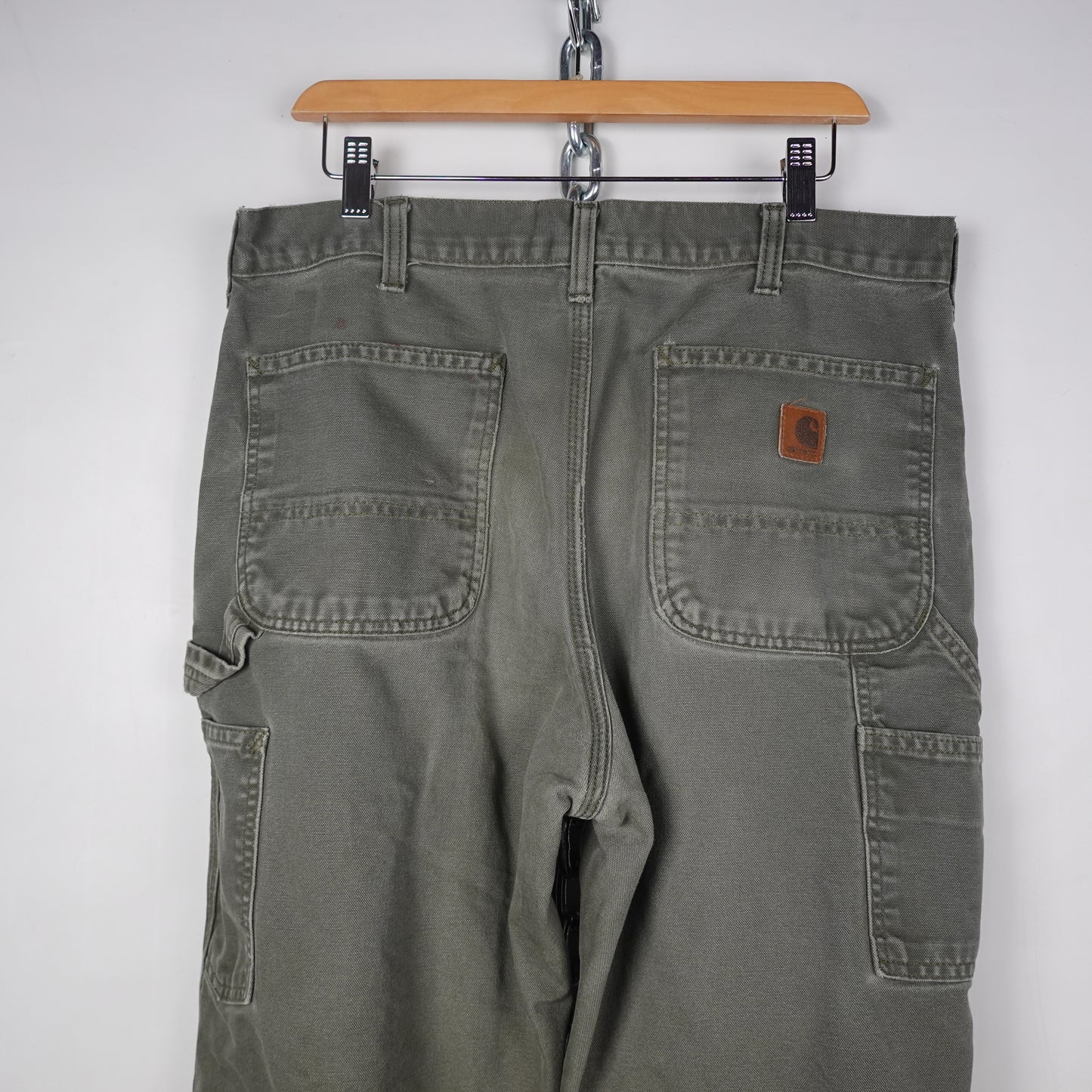 Carhartt Green Heavy Singles - Size 32