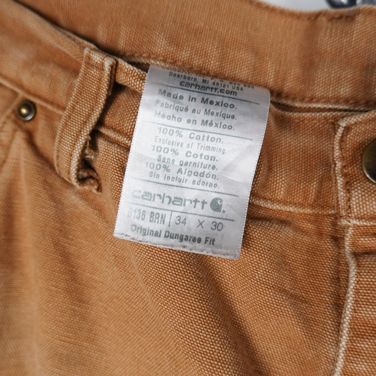 Carhartt Wheat Double Knees - Size 34