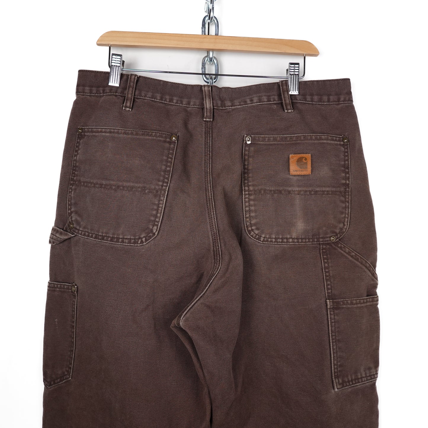 Carhartt Heavy Brown Doubles - Size 34