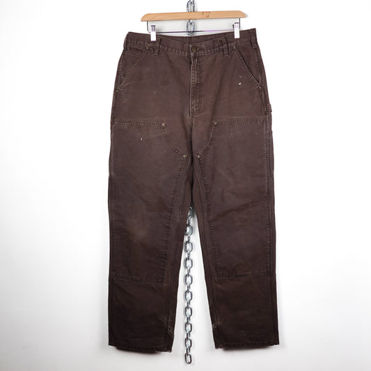 Carhartt Heavy Brown Doubles - Size 34