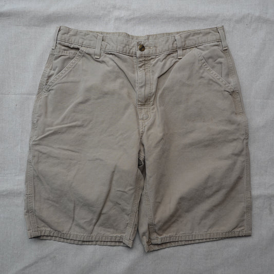 Carhartt Tan Carpenter Shorts - Size 34