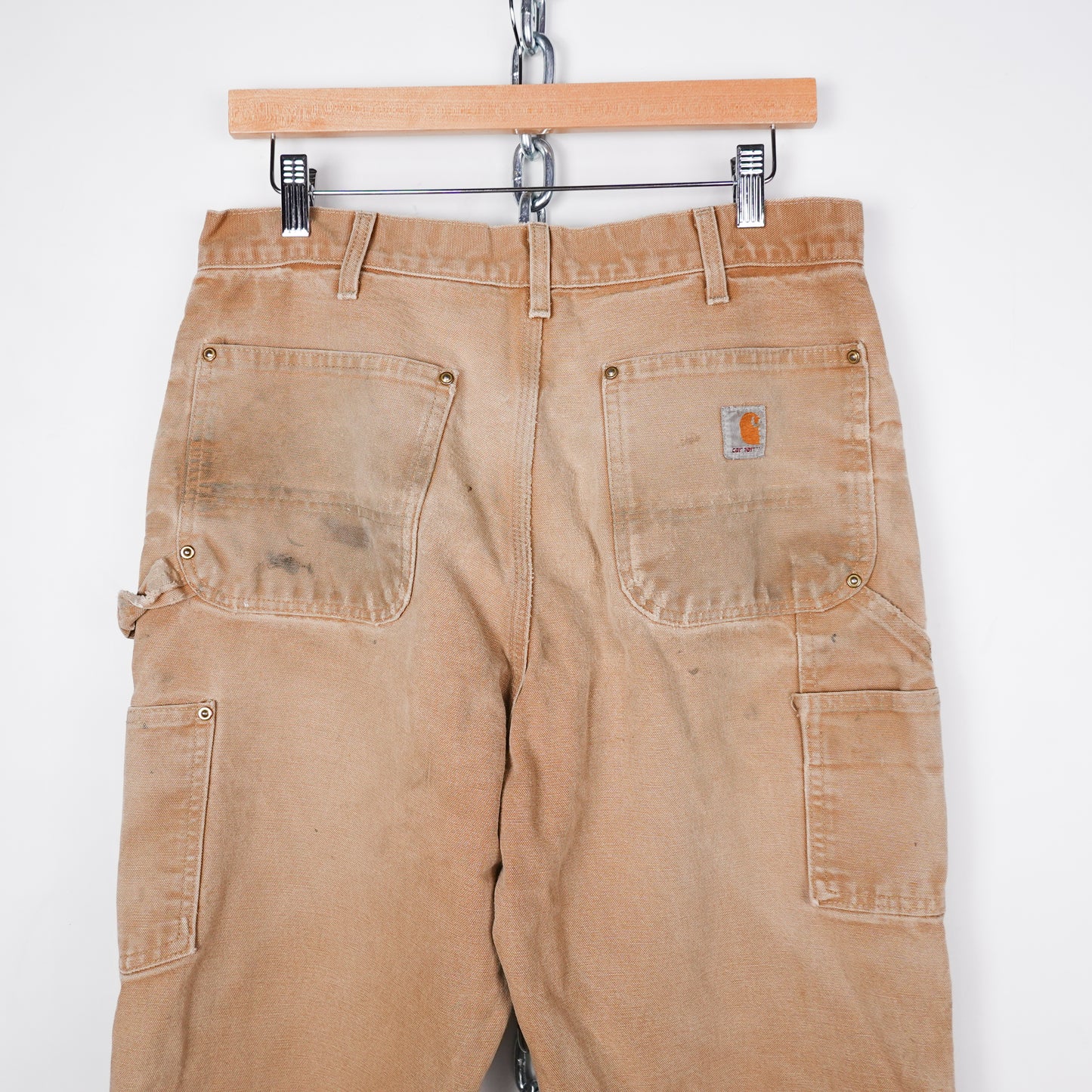 Carhartt Distressed Heavy Wheat Doubles - Size 31