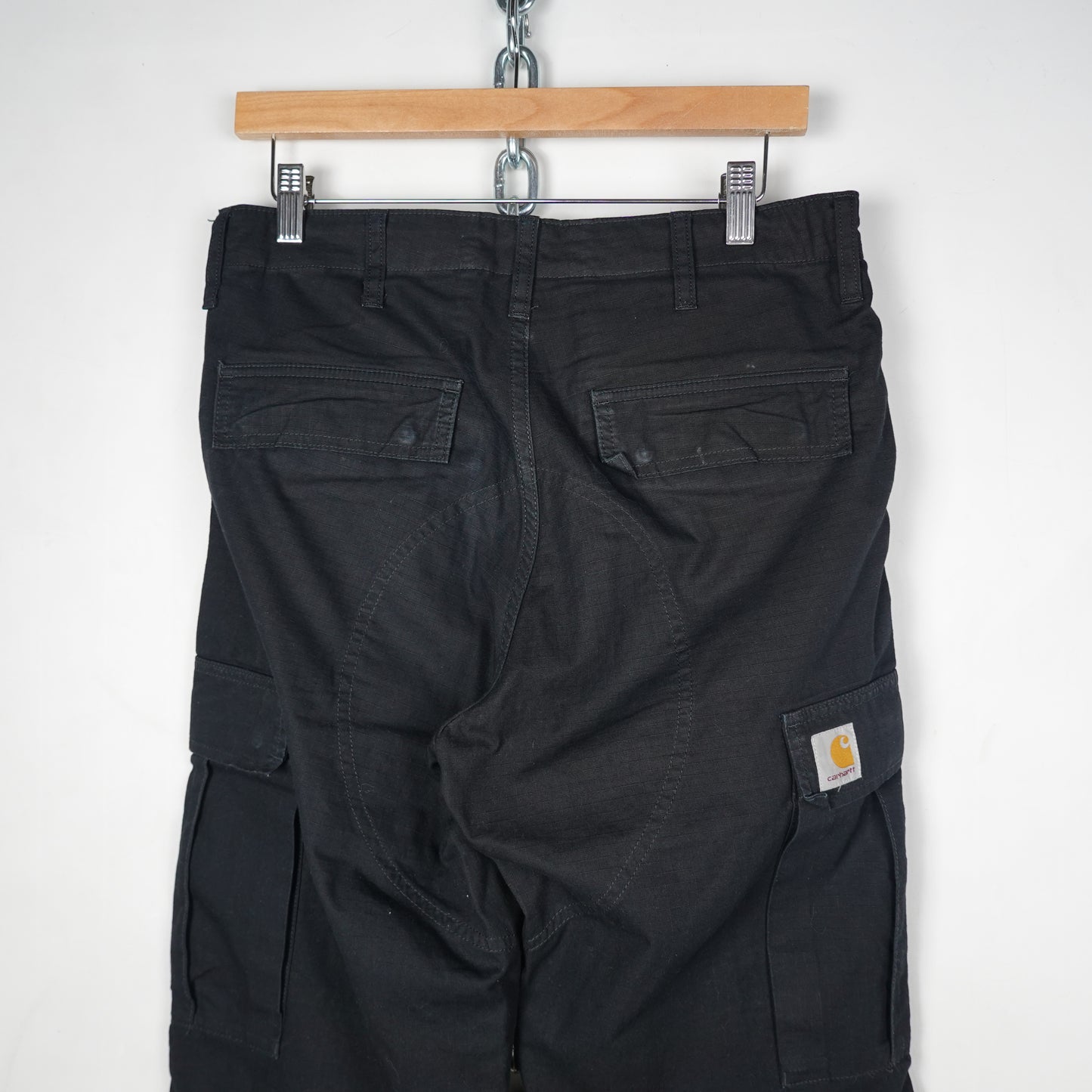 Carhartt WIP Regular Cargo Black Pant - Size 29