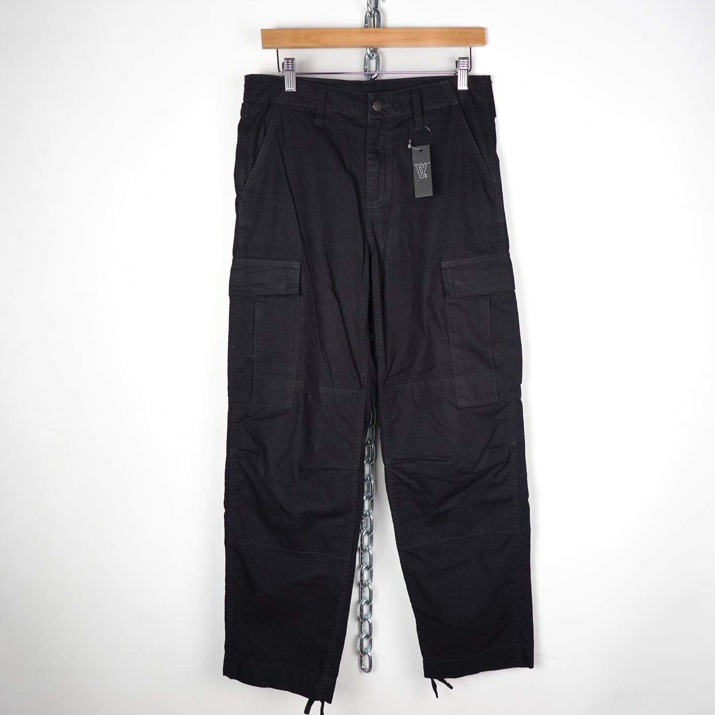 Carhartt WIP Regular Cargo Black Pant - Size 29
