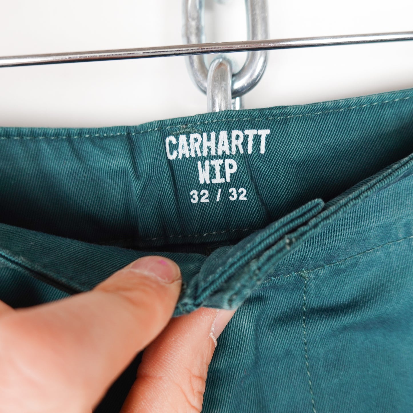 Carhartt WIP Green Club Pant - Size 32