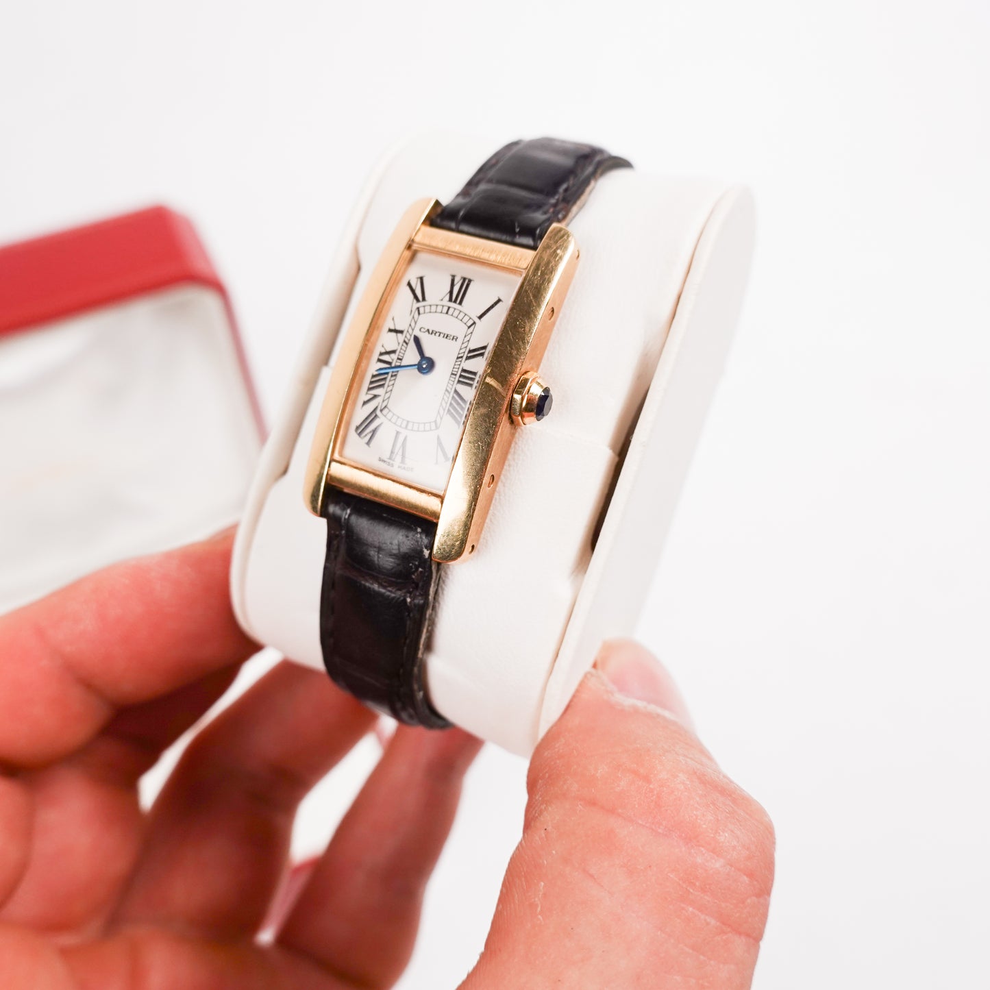 Cartier Tank Américaine Ref. 2482 18K Gold Watch