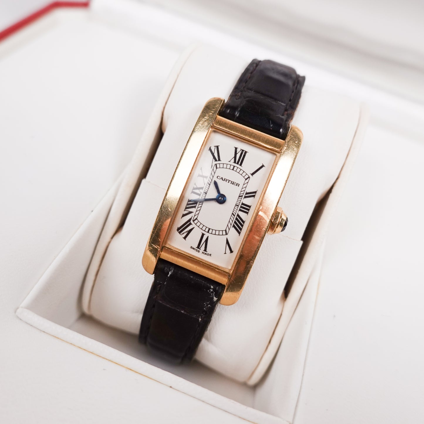 Cartier Tank Américaine Ref. 2482 18K Gold Watch