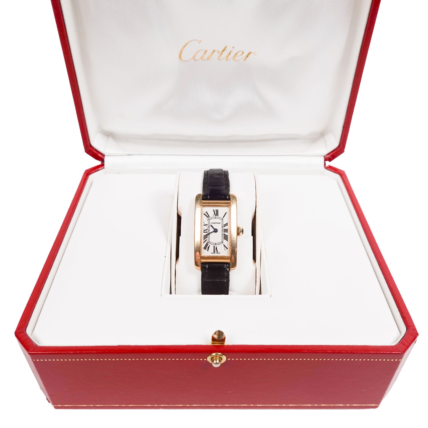 Cartier Tank Américaine Ref. 2482 18K Gold Watch