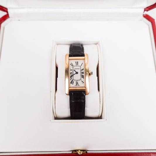 Cartier Tank Américaine Ref. 2482 18K Gold Watch