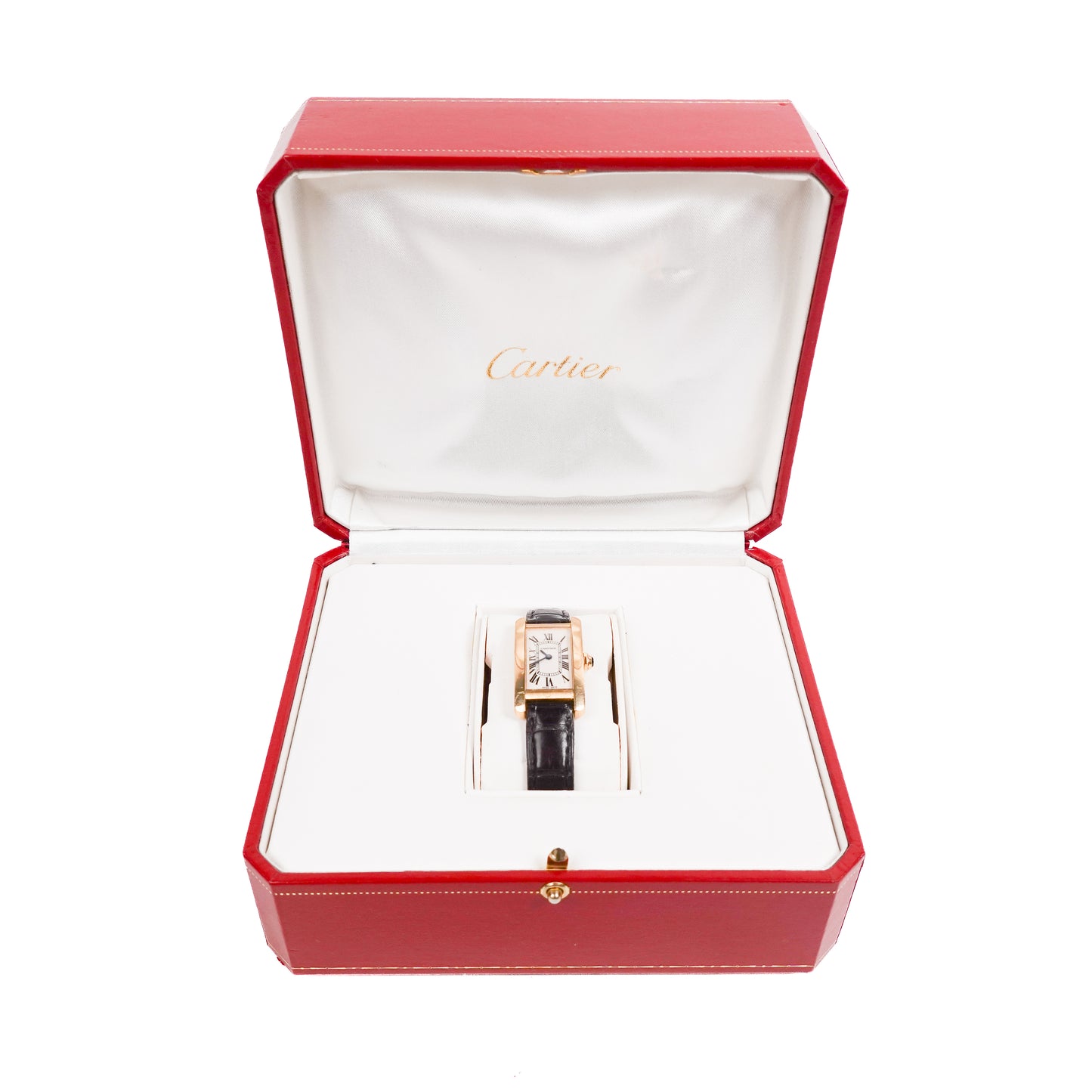 Cartier Tank Américaine Ref. 2482 18K Gold Watch