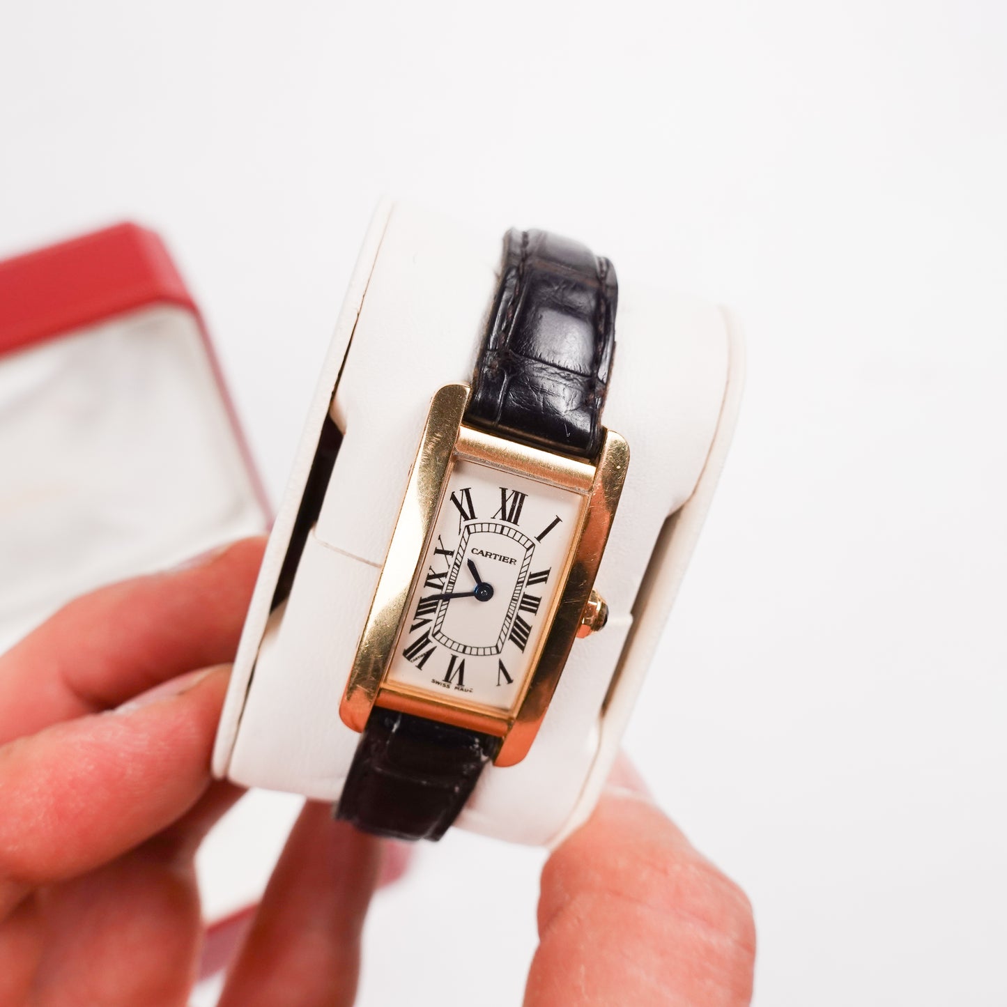 Cartier Tank Américaine Ref. 2482 18K Gold Watch
