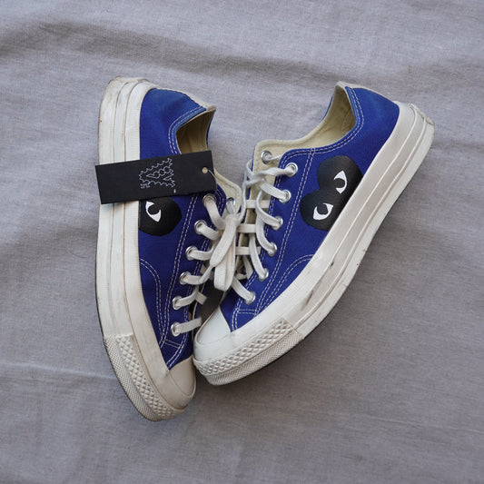 CDG Converse BLUE - size 6