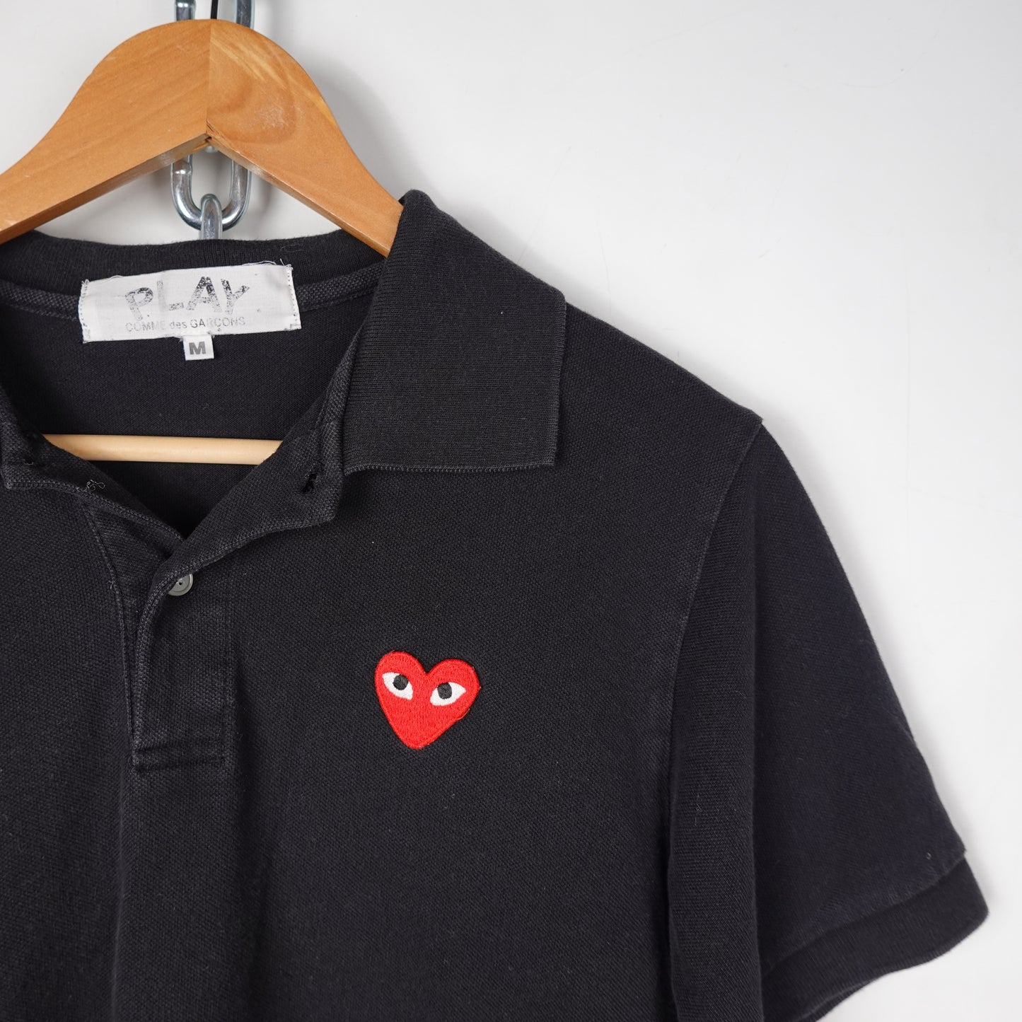 CDG Black Polo - Fits S