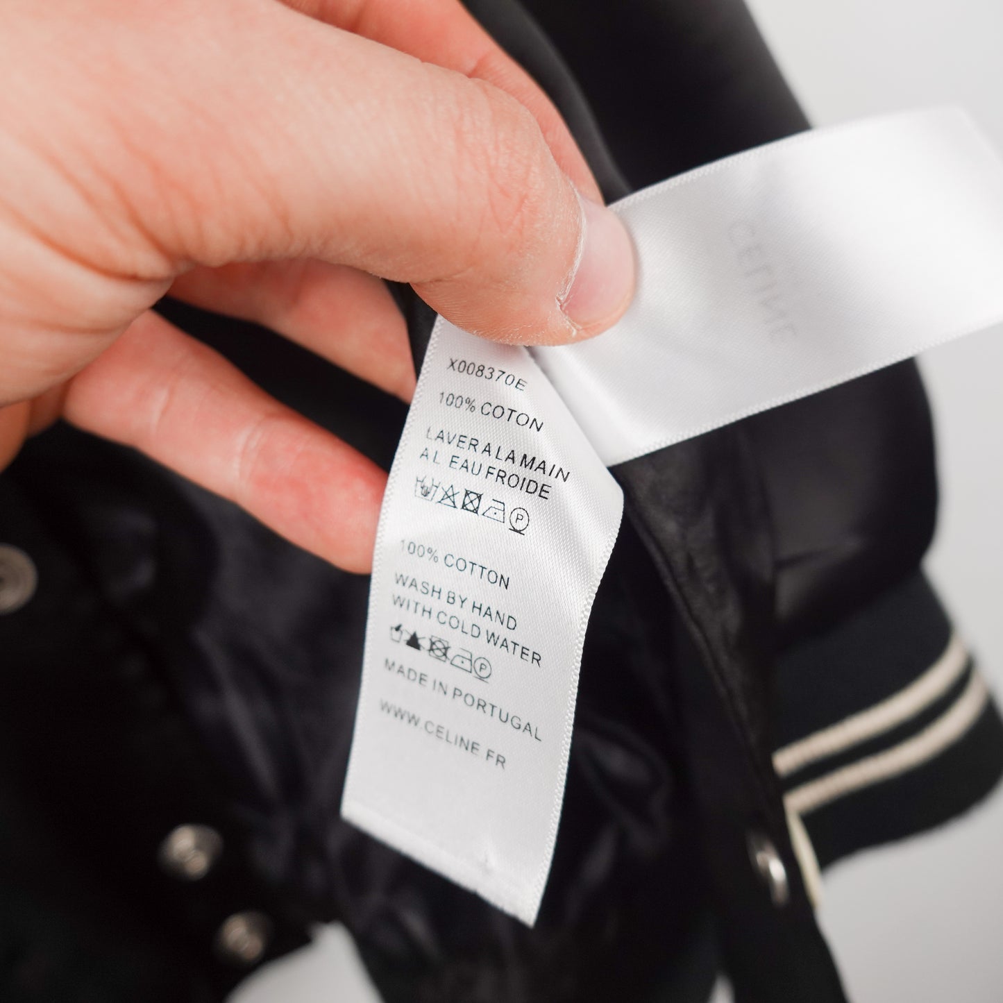 SS22 Celine Studded Logo Teddy Jacket - Size 52