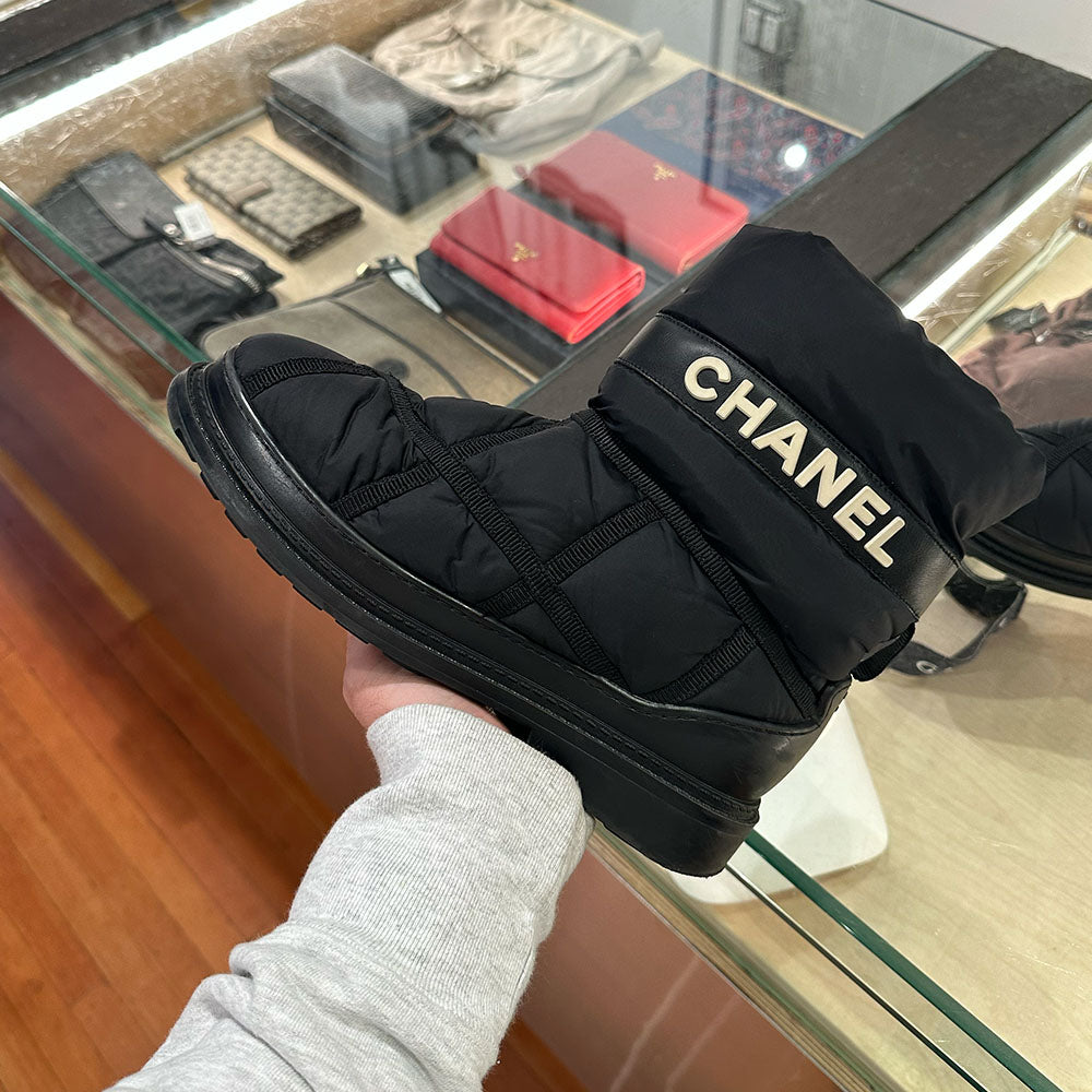 Chanel Padded Boots - size 8