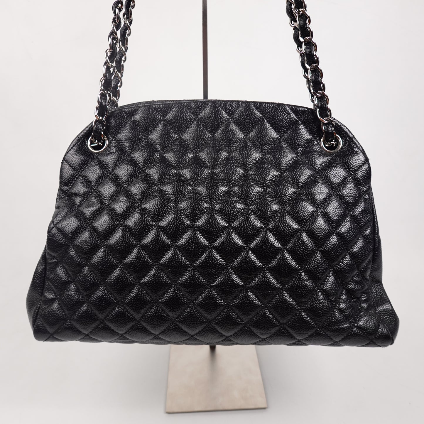 2013 Chanel Madamoiselle Caviar Leather Bowling Bag