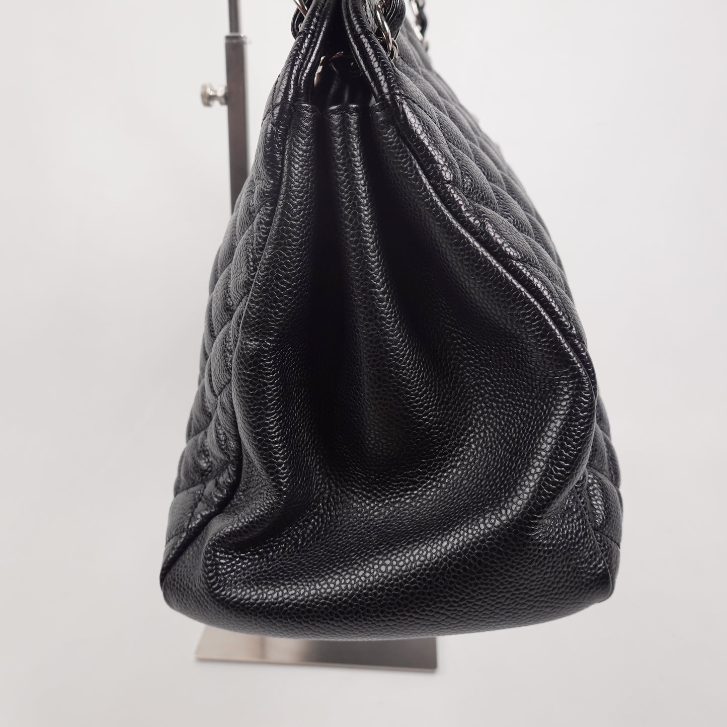 2013 Chanel Madamoiselle Caviar Leather Bowling Bag