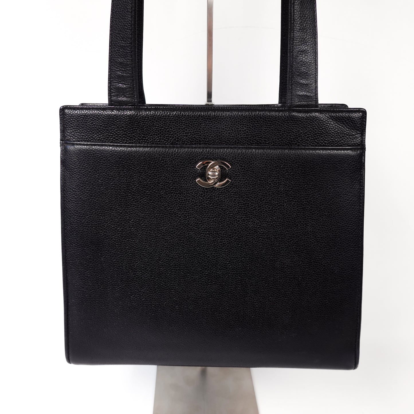 Chanel Coco Mark Tote Bag Black