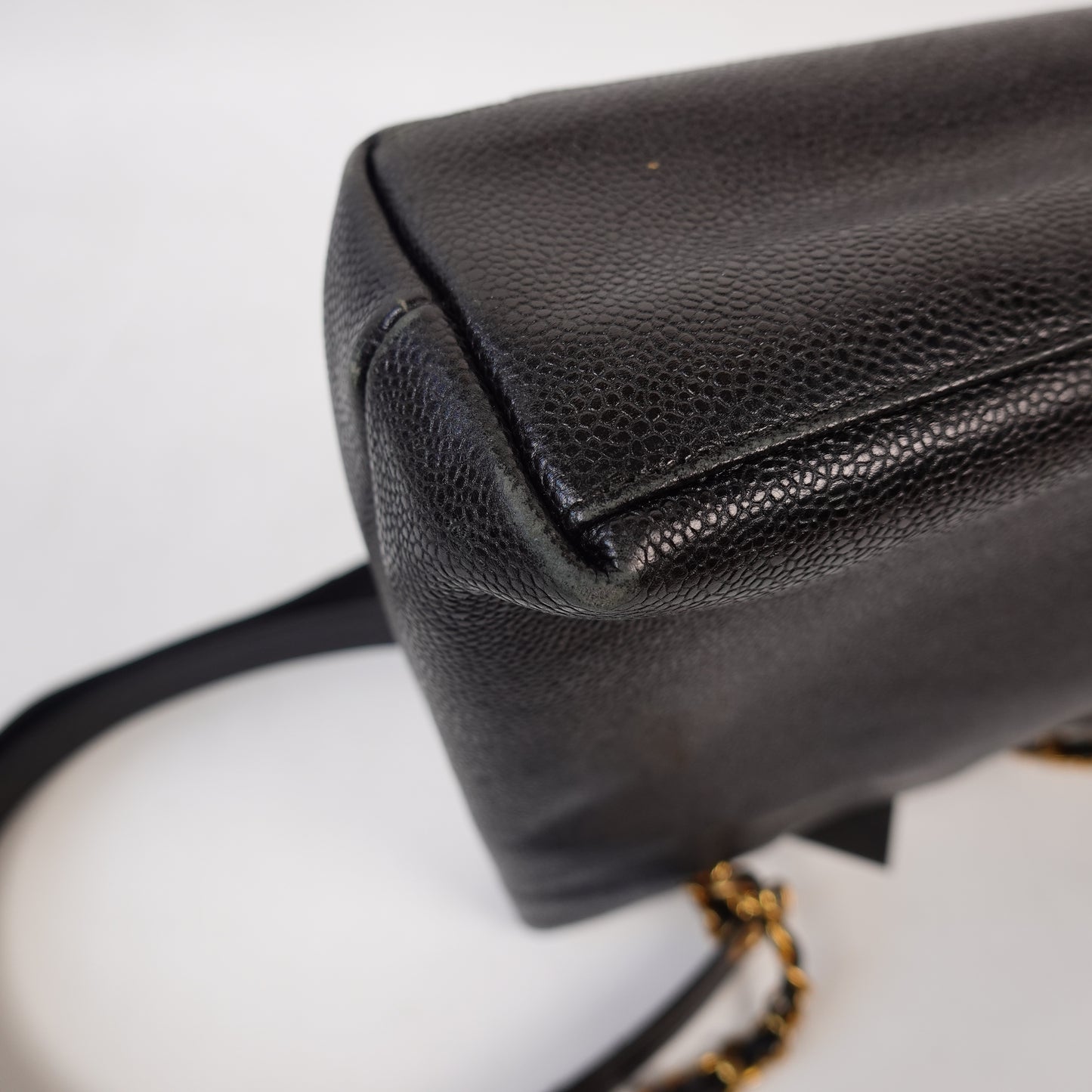 Chanel CC Matelasse Chain Tote Bag Black