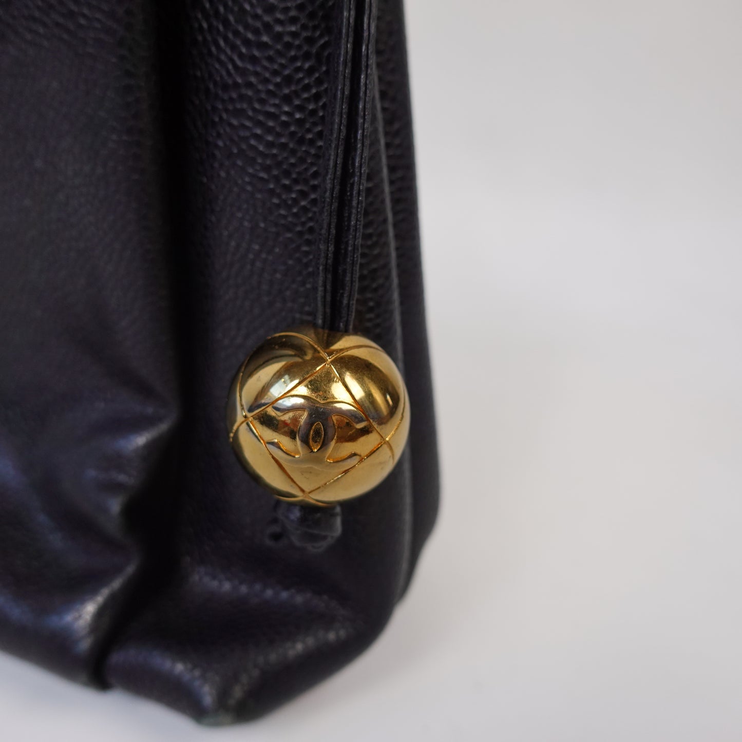 Chanel CC Matelasse Chain Tote Bag Black