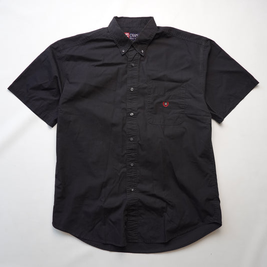 Vintage Chaps RL Black Button Up - Size L