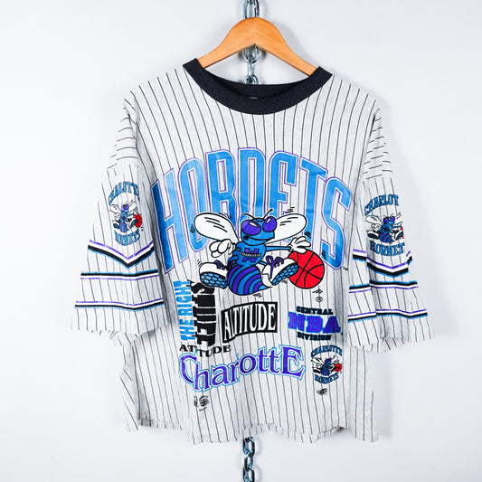 Vintage Charlotte Hornets Tee - Size XL Front Photo