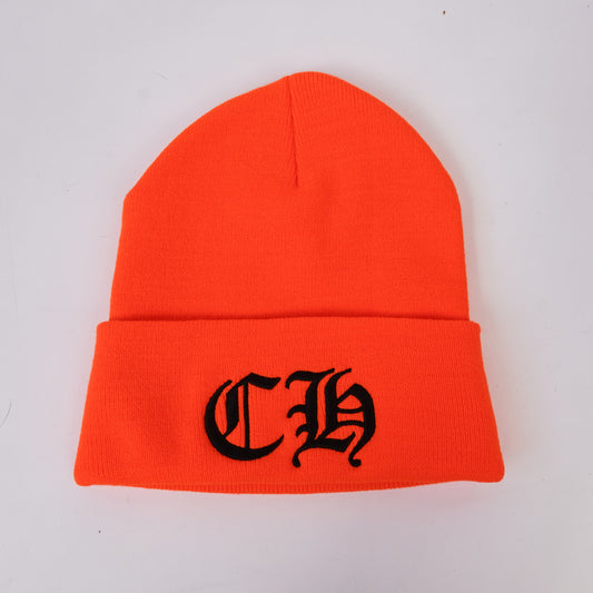 Chrome Hearts Orange CH Beanie