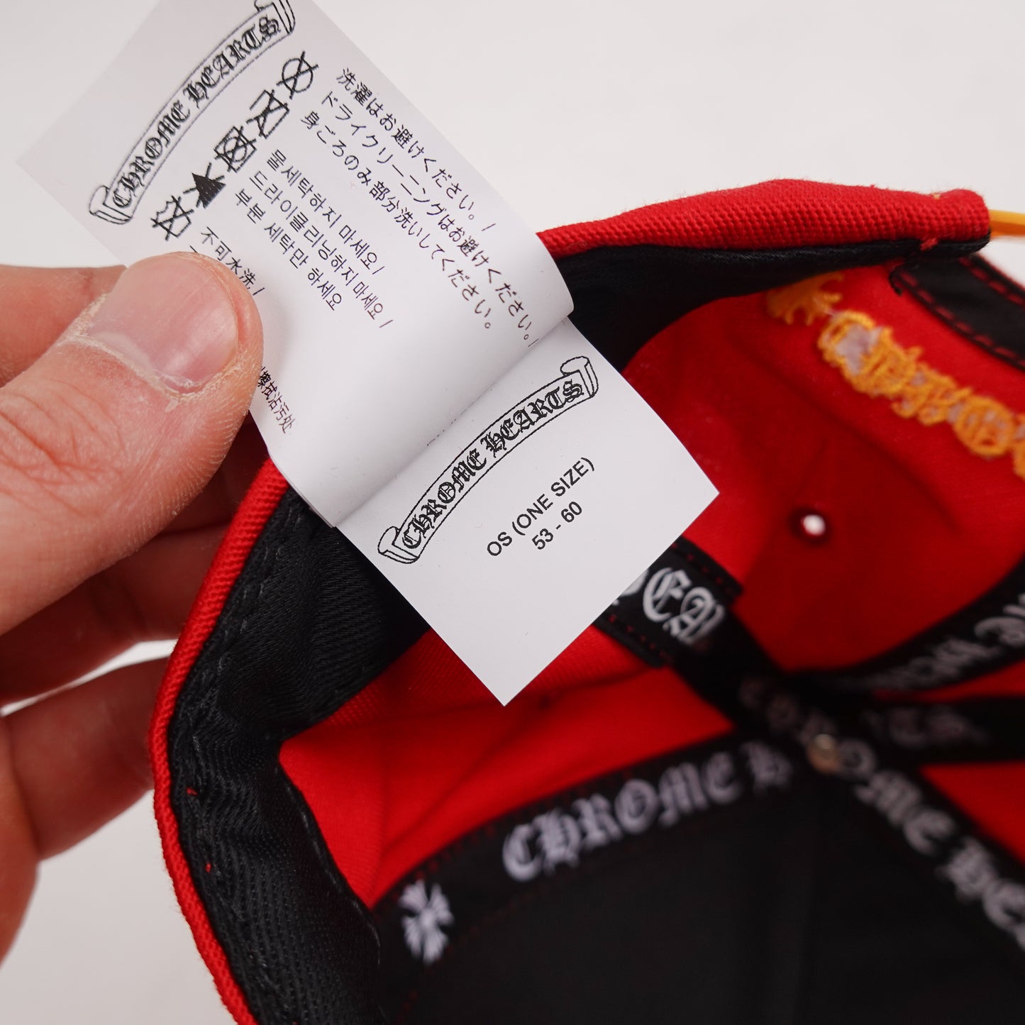Chrome Hearts CH Baseball Hat - Red